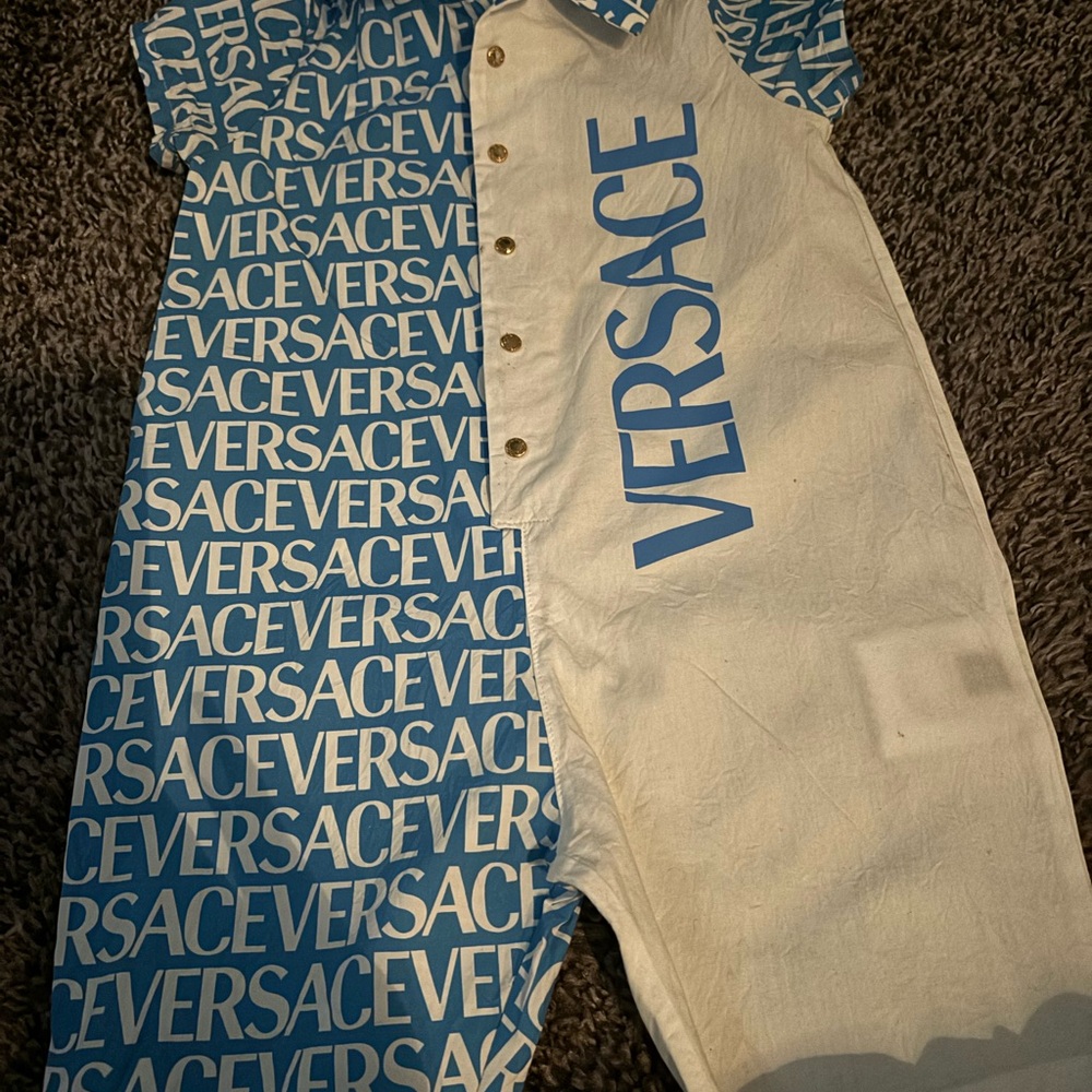 Boys Versace, one piece outfit like new only worn once beautiful piece
